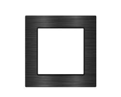 UNIC R�me�ek pro 1 modul, 82mm slitina hlin�ku �ern� - 88 K�