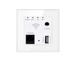 SRAN WiFi socket b�l� v r�me�ku, sklo b�l� - 490 K�