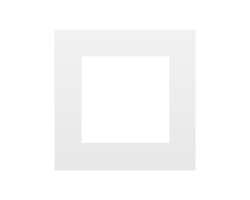 SRAN b�l� plast R�me�ek pro 1 modul - 40 K�