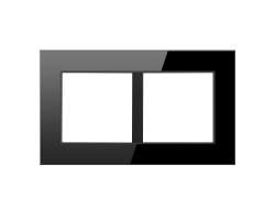 SRAN �ern� sklo R�me�ek pro 2 moduly  - 50 K�