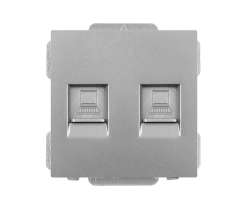 SRAN �ed� Modul MDN2RJ45 Z�suvka 2xRJ45 do r�me�ku - 40 K�