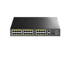 PoE switch 24xPoE RJ45 +2xRJ45 48V 300W - 4980 K