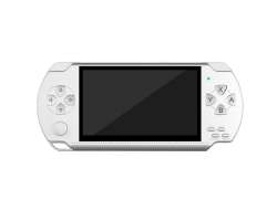 Přenosná herní konzole X6 4.3" LCD, 8GB, 2000 vestavěných her, bílá - 999 Kč