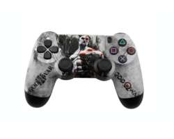 BLUETOOTH bezdr�tov� gamepad s vibracemi pro PS4, God of War - 798 K�