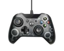 Kabelový herní ovladač (gamepad) pro PC v designu Xbox - černý - 498 Kč