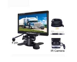 Parkovac systm TRUCK F0505, 18IR LED kamera s 7" LCD displejem na palubku 10m 4pin kabel - 1798 K