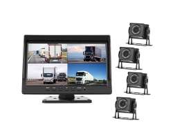 Parkovac systm TRUCK TDK112, 4x kamera 10" LCD split displejem a se zznamem - 4490 K