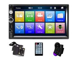 2DIN Autoradio 7" MP5 Pehrva s Bluetooth 7023B + parkovac kamera 4 LED - 1998 K