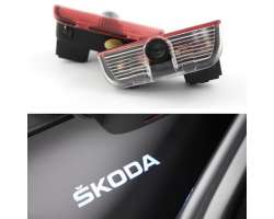 led Logo KODA  Superb 2 a 3, 2 ks uvtacch svtel do dve SKODA - 388 K