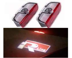 LED logo "RLine" pro VW  2ks uvtac osvtlen do dve  - 388 K