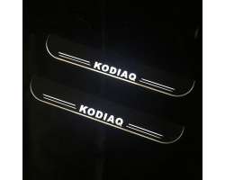 LED dynamické prahové lišty přední bílé KODIAQ - 1998 Kč