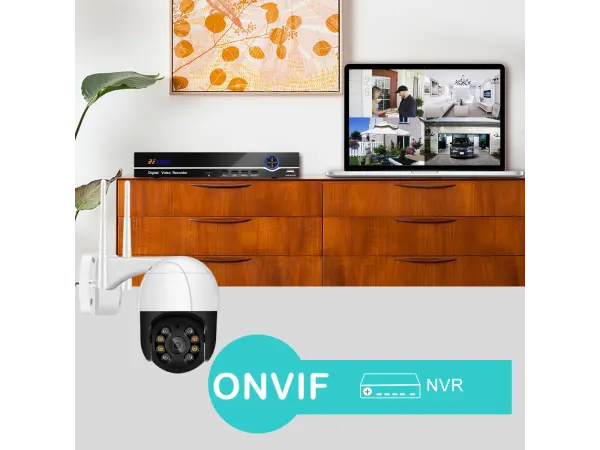 wifi ptz otocna kamera xm-439 4mpx, 4x digitalni zoom, ir+led prisvit cernobila