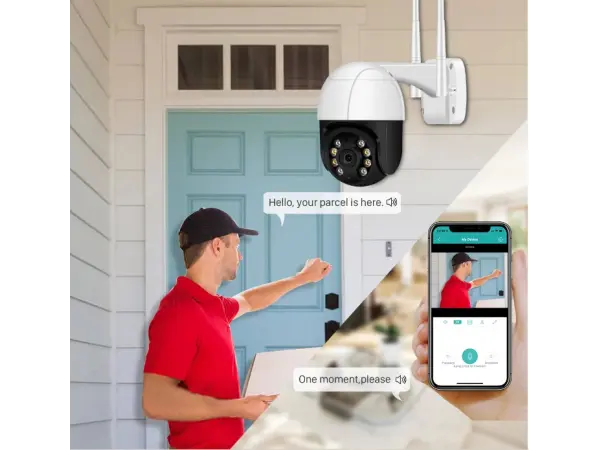 wifi ptz otocna kamera xm-439 4mpx, 4x digitalni zoom, ir+led prisvit cernobila