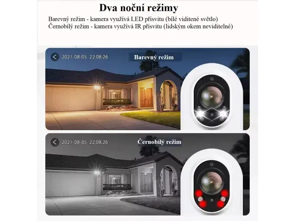 wifi p2p ip kamera tuya pst-sdw-2-s 2mpx 2ks baterie se solarnim panelem