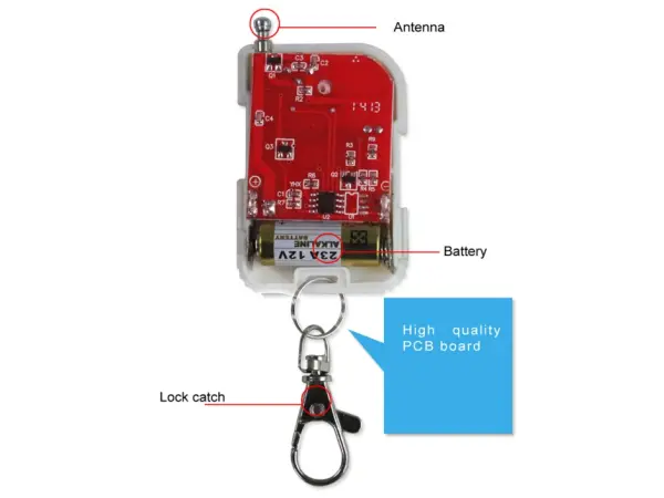volna bezdratovy plastovy dalkovy ovladac 433mhz pro alarm