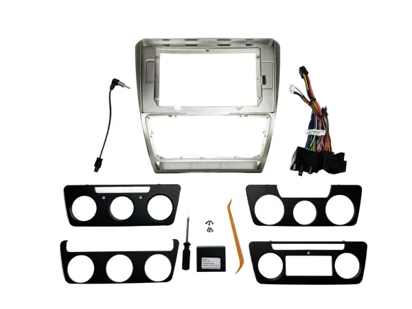 skoda octavia ii (2004-2013) 10,1"- redukcni ramecek a7068 pro autoradio 10.1"  + kabelaz a canbus