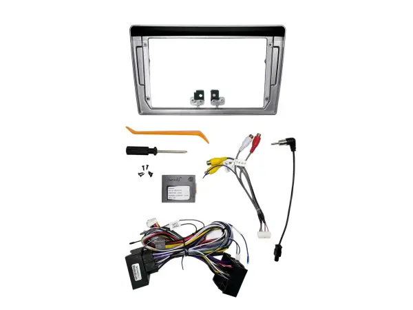 peugeot 407 (2004-2008) 9"- redukcni ramecek a7688 pro autoradio 9"  (stribrnosedy)