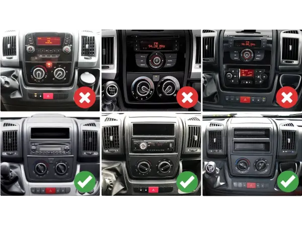 fiat ducato (2006 -2023),citroen jumper 2 (2006-2024),peugeot boxer 2 (2006 -2024)-redukcni ramecek a7616 pro autoradio 9"