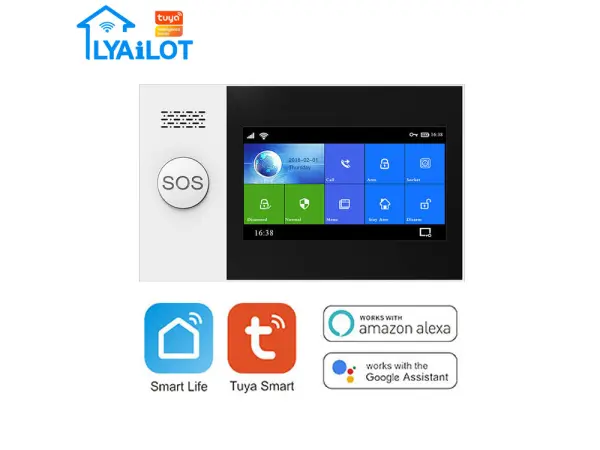 wi-fi/gsm alarm system tuya pst-wg107t pro android,ios