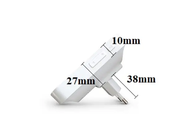 pst dv-dd 433mhz domovni zvonek, cerny - prijimac k pst-dv-114 tuyasmart