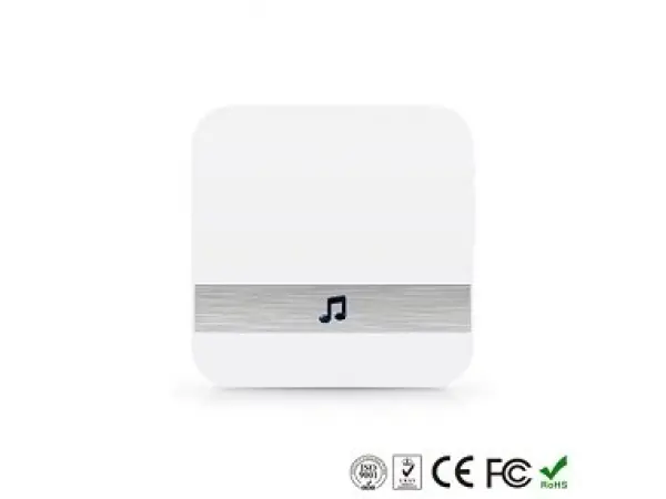 pst dv-dd 433mhz domovni zvonek, bily - prijimac k pst-dv-114 tuyasmart