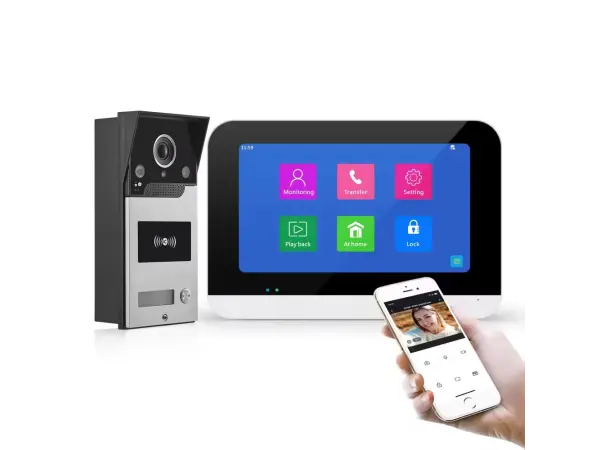 tuya smart wifi digitalni videotelefon se cteckou pst-db10-ic