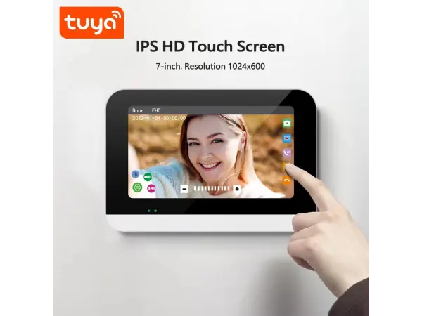 tuya smart wifi digitalni videotelefon se cteckou pst-db10-ic