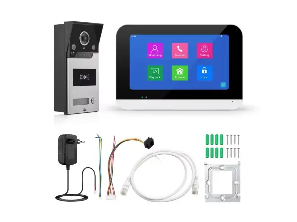 tuya smart wifi digitalni videotelefon se cteckou pst-db10-ic