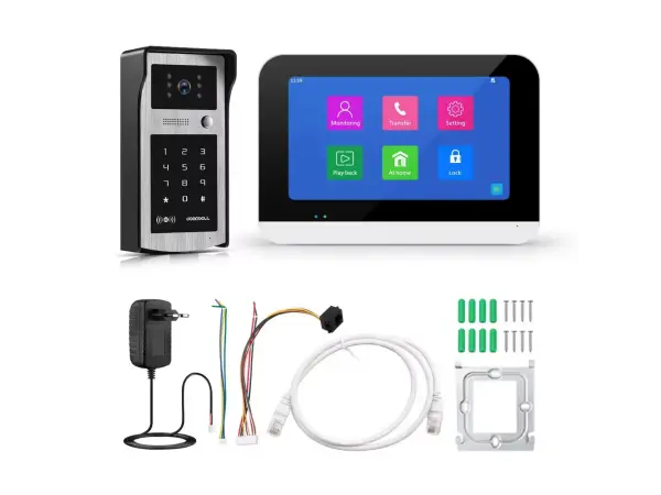 tuya smart wifi digitalni videotelefon  pst-db10-ids s klavesnici a rfid