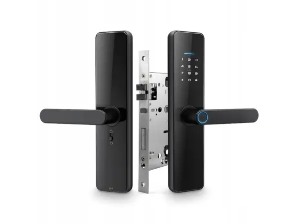 wifi inteligentni zamek tuya pst-x5 s klavesnici a otiskem prstu + zamek 5572, android/ios