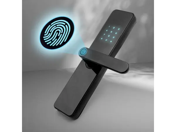 wifi inteligentni zamek tuya pst-x5 s klavesnici a otiskem prstu + zamek 5572, android/ios