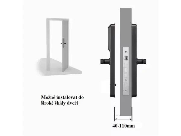 tuya smart dverni zamek s intercomem cteckou otisku prstu, s kamerou 1,3mp pst-k1 pro max