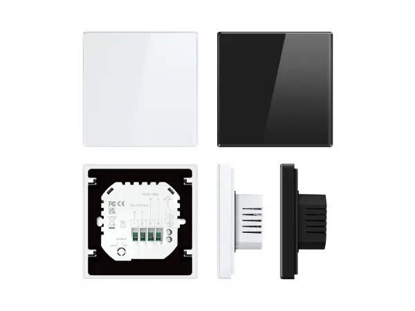 digitalni programovatelny pokojovy inteligentni termostat 006gcv pro ovladani plynoveho kotle nebo bojleru tuya cerny