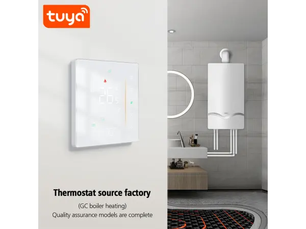 digitalni programovatelny pokojovy inteligentni termostat 006gcv pro ovladani plynoveho kotle nebo bojleru tuya cerny