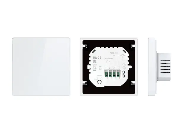digitalni programovatelny pokojovy inteligentni termostat 006gcw pro ovladani plynoveho kotle nebo bojleru tuya  bily