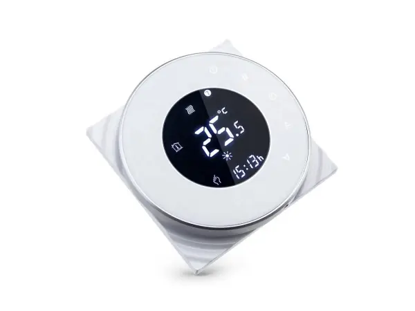 digitalni pokojovy termostat pst-6000-wifi system pro plynovy kotel a boiler tuya  bily