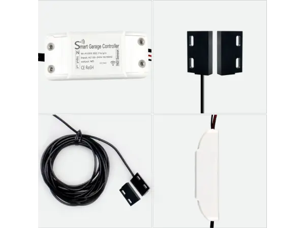 tuya wifi spinac inteligentnich garazovych vrat, bezdratove dalkove ovladani, casovani, inteligentni garazovy otvirac 220v