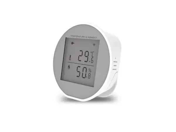 tuya smart wifi senzor teploty a vlhkosti s moznosti instalace na stul nebo zed - model pst-wsd400h