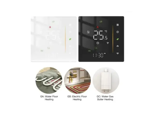 wifi digitalni termostat 006gbw pro elektricke vytapeni tuya cerny