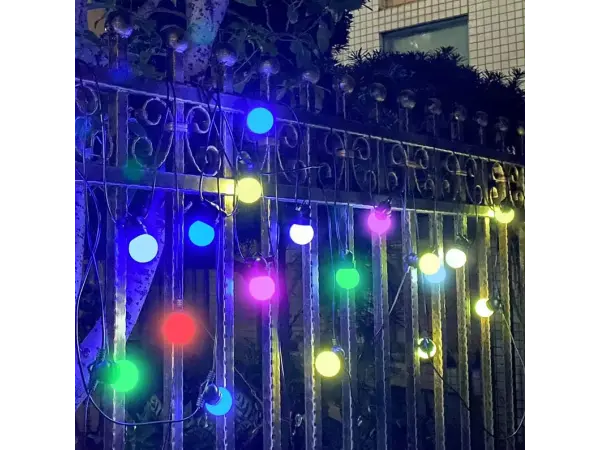 tuya smart wifi g40w venkovni svetelny retez s magickymi barvami - 15m