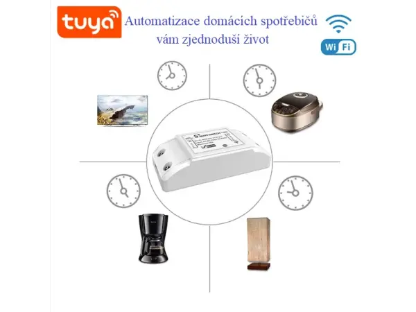 wifi spinac pro 220v wf-s1 app. tuya smart, smart life,