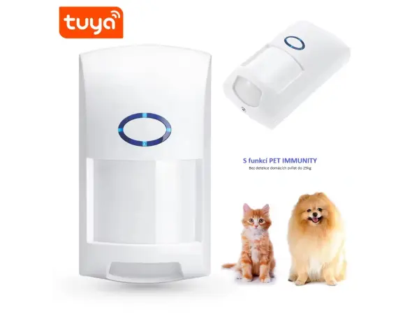 wifi smart tuya pir cidlo pst-ct60w, ignnoruje mala zvirata do 15kg