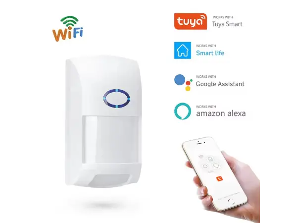 wifi smart tuya pir cidlo pst-ct60w, ignnoruje mala zvirata do 15kg