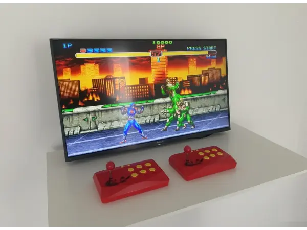 32bit hd retro video tv herni konzole bezdratovy 2,4g arkadovy herni automat - 1744 her