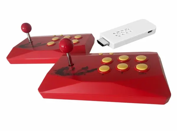 32bit hd retro video tv herni konzole bezdratovy 2,4g arkadovy herni automat - 1744 her