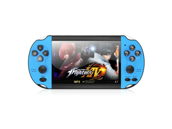 prenosna herni konzole x7 plus 5.1 lcd, 8gb, 10 000 vestavenych her, cervena