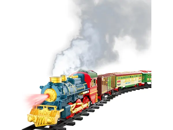 vanocni vlacek s parou a zvukem 699-98a (nabijeci baterie)