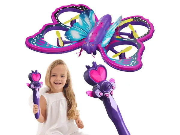 rc dron 4d-v40, letajici kouzelny motyl s ovladaci hulkou