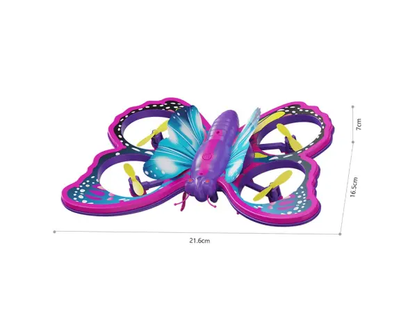 rc dron 4d-v40, letajici kouzelny motyl s ovladaci hulkou