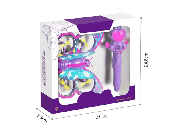 rc dron 4d-v40, letajici kouzelny motyl s ovladaci hulkou